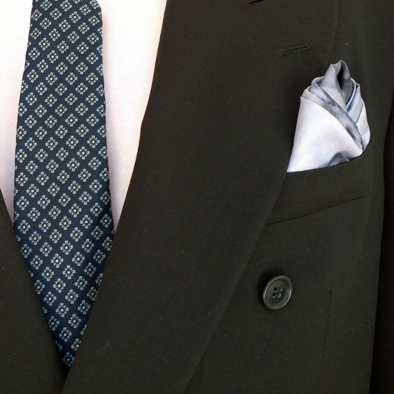 Men's Periwinkle Pocket Square